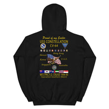 Load image into Gallery viewer, USS Constellation (CV-64) 1994-95 Cruise Hoodie - FAMILY