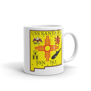 USS Santa Fe (SSN-763) Ship's Crest Mug
