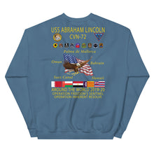 Load image into Gallery viewer, USS Abraham Lincoln (CVN-72) 2019-20 Cruise Sweatshirt