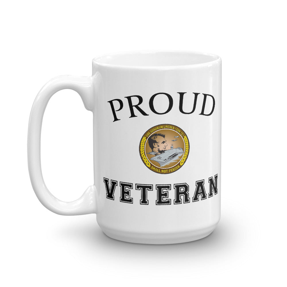 Proud USS Abraham Lincoln Veteran Mug