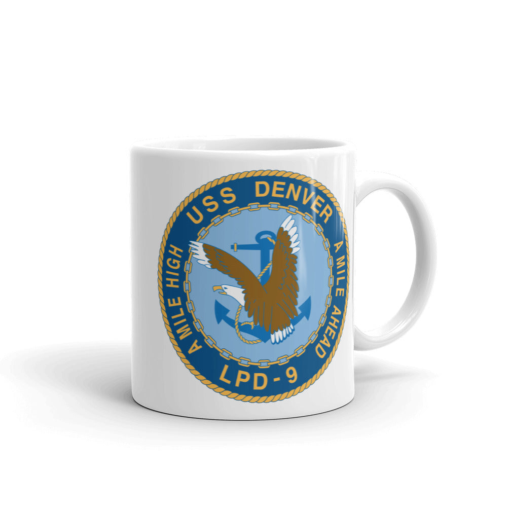USS Denver (LPD-9) Ship's Crest Mug