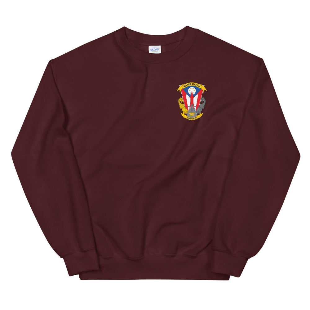 USS Ohio (SSGN-726) Full Ship's Crest Sweatshirt