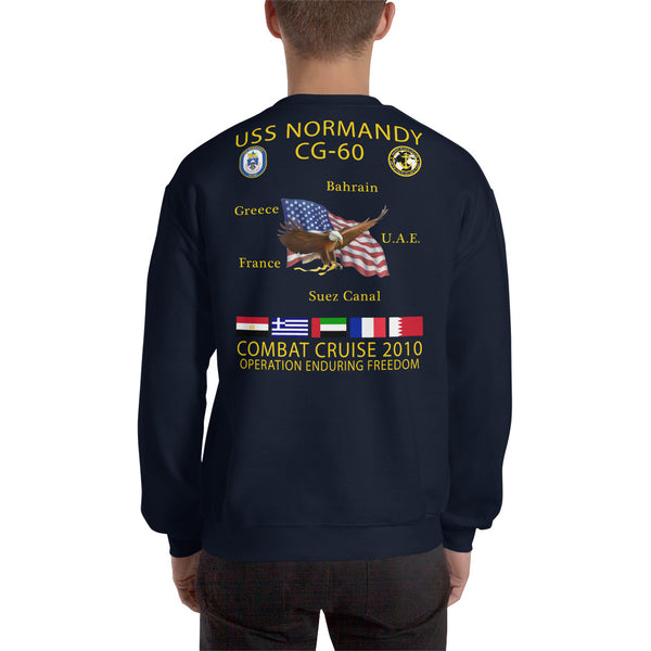 USS Normandy (CG-60) 2010 Cruise Sweatshirt