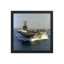Load image into Gallery viewer, USS Abraham Lincoln (CVN-72) Framed Ship Photo
