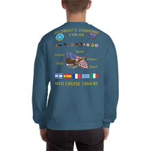Load image into Gallery viewer, USS Dwight D. Eisenhower (CVN-69) 1984-85 Cruise Sweatshirt