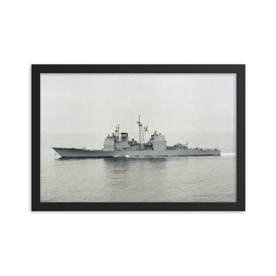 USS Lake Erie (CG-70) Framed Ship Photo