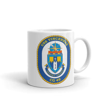 Load image into Gallery viewer, USS Vincennes (CG-49) Ship&#39;s Crest Mug