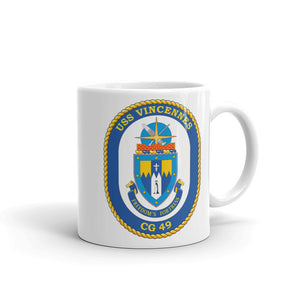 USS Vincennes (CG-49) Ship's Crest Mug