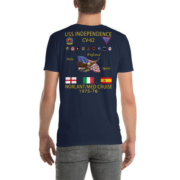 USS Independence (CV-62) 1975-76 Cruise Shirt