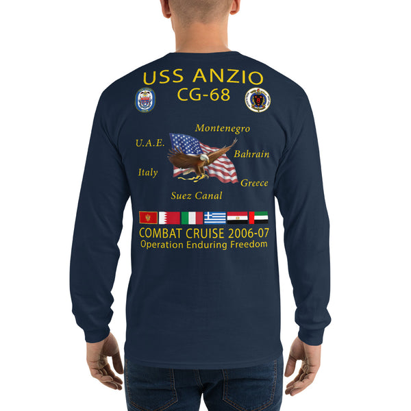 USS Anzio (CG-68) 2006-07 Long Sleeve Cruise Shirt