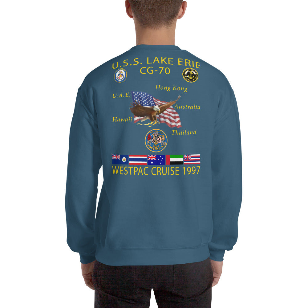 USS Lake Erie (CG-70) 1997 Cruise Sweatshirt