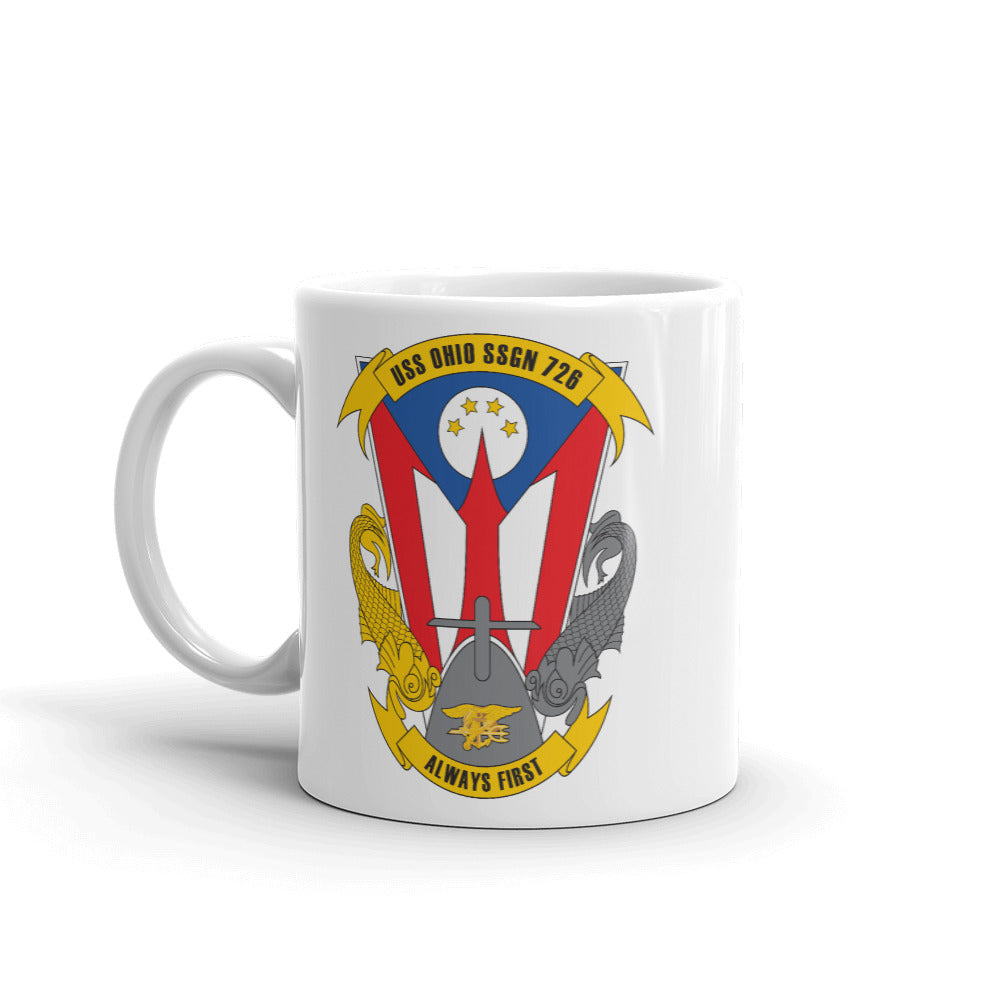 USS Ohio (SSGN-726) Full Ship's Crest Mug