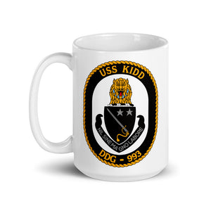 USS Kidd (DDG-993) Ship's Crest Mug