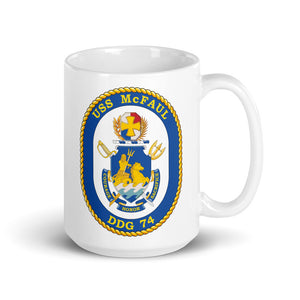 USS McFaul (DDG-74) Ship's Crest Mug