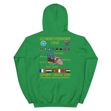 Load image into Gallery viewer, USS Dwight D. Eisenhower (CVN-69) 2009 Cruise Hoodie