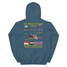 Load image into Gallery viewer, USS Ronald Reagan (CVN-76) 2009 Cruise Hoodie