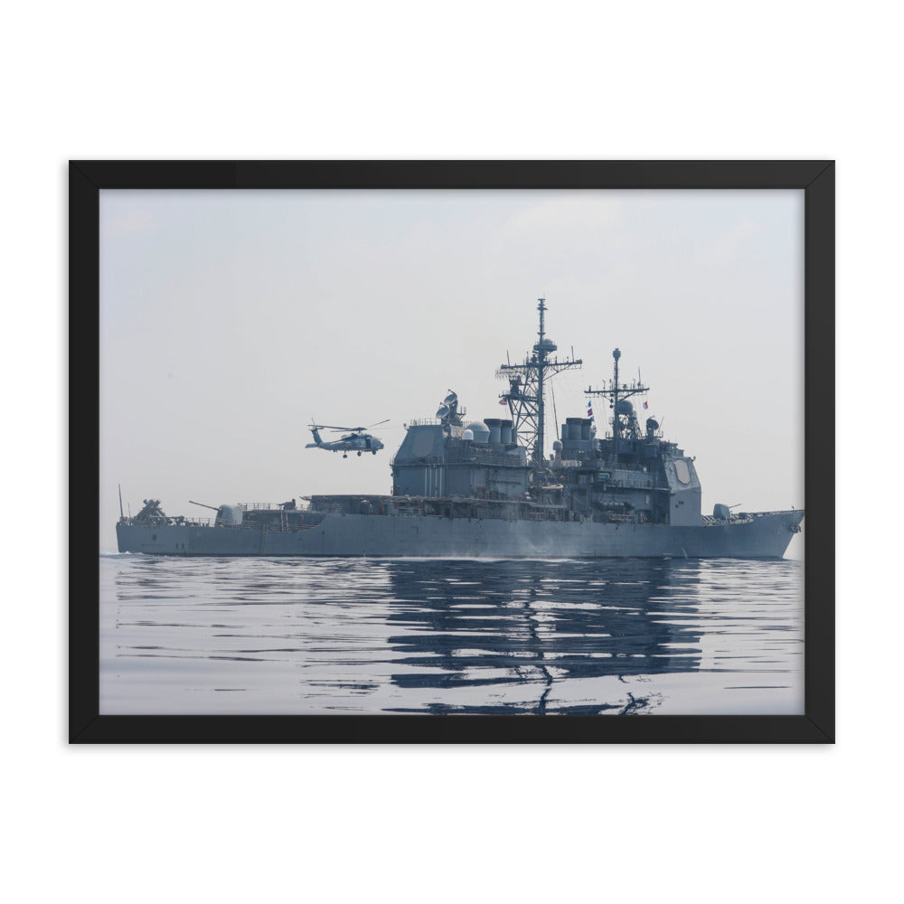 USS Monterey (CG-61) Framed Ship Photo