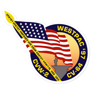 USS Constellation (CV-64) WESTPAC '97 Vinyl Sticker