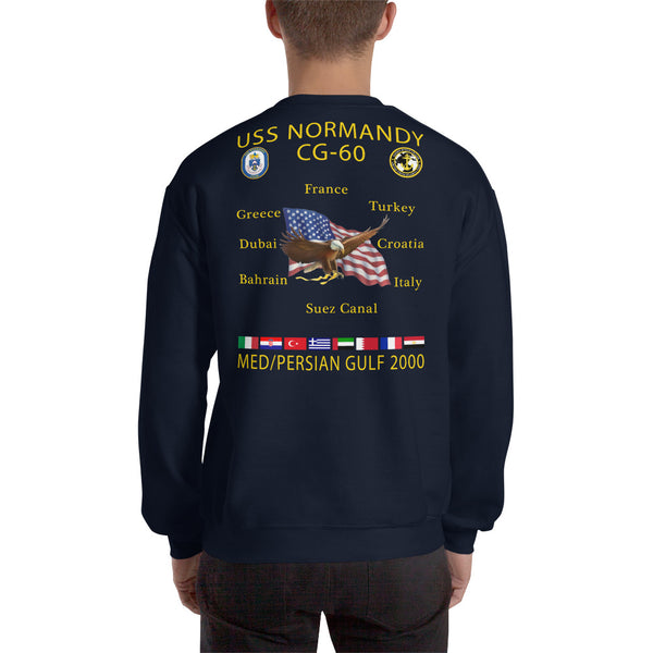 USS Normandy (CG-60) 2000 Cruise Sweatshirt