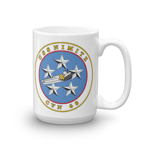 USS Nimitz (CVN-68) Ship's Crest Mug