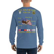 Load image into Gallery viewer, USS Antietam (CG-54) 2009 Long Sleeve Cruise Shirt