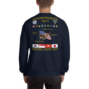 USS George Washington (CVN-73) 2014 Cruise Sweatshirt