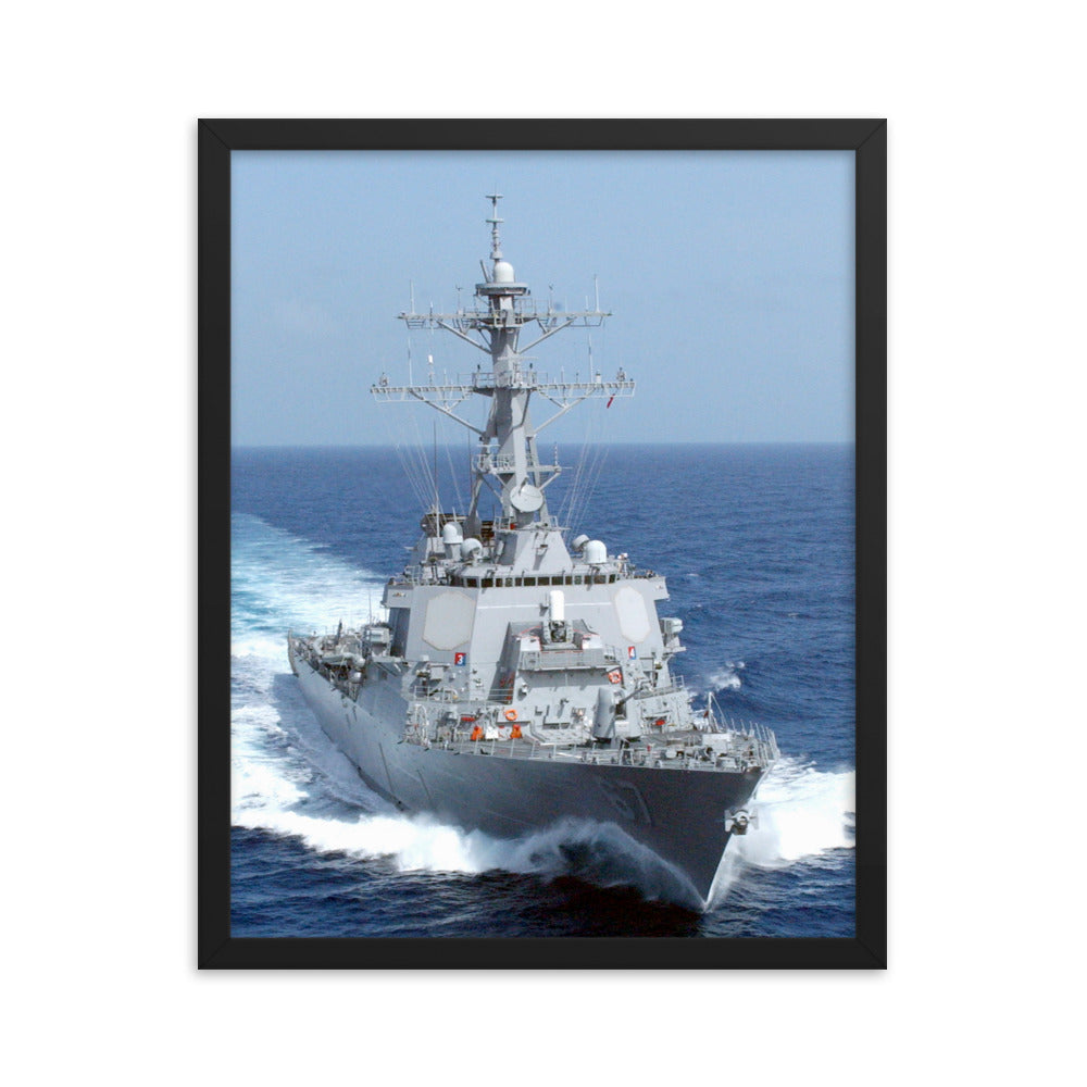 USS Cole (DDG-67) Framed Ship Photo