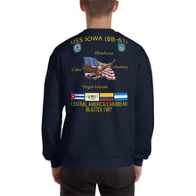 Load image into Gallery viewer, USS Iowa (BB-61) 1987 Cruise Sweatshirt