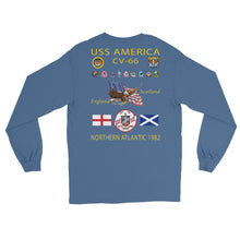 Load image into Gallery viewer, USS America (CV-66) 1982 Long Sleeve Cruise Shirt