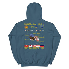 Load image into Gallery viewer, USS Abraham Lincoln (CVN-72) 2006 Cruise Hoodie