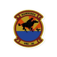 Load image into Gallery viewer, VRC-40 Rawhides Squadron Crest Vinyl Sticker