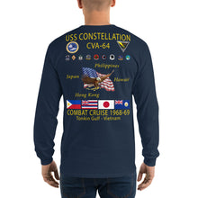 Load image into Gallery viewer, USS Constellation (CVA-64) 1968-69 Long Sleeve Cruise Shirt