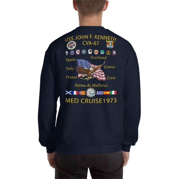 USS John F. Kennedy (CVA-67) 1973 Cruise Sweatshirt