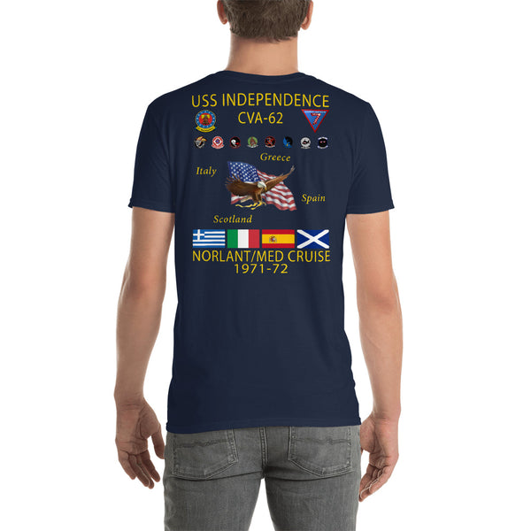 USS Independence (CVA-62) 1971-72 Cruise Shirt