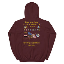 Load image into Gallery viewer, USS America (CV-66) 1990-91 Cruise Hoodie ver 1 - FAMILY