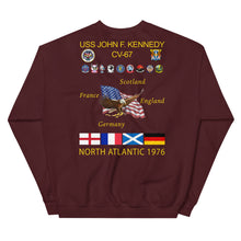 Load image into Gallery viewer, USS John F. Kennedy (CV-67) 1976 Cruise Sweatshirt