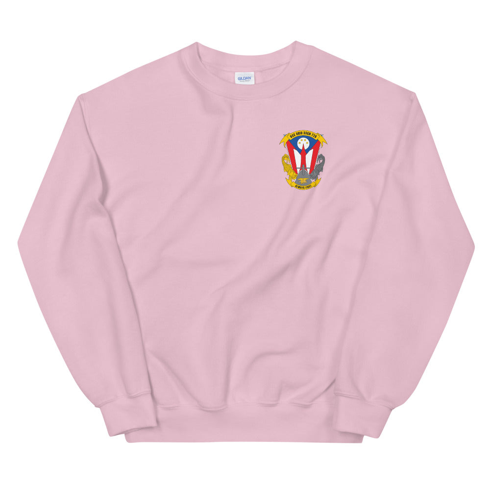 USS Ohio (SSGN-726) Full Ship's Crest Sweatshirt