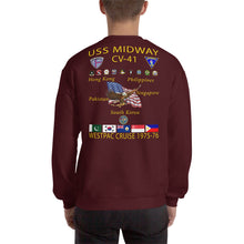 Load image into Gallery viewer, USS Midway (CV-41) 1975-76 Cruise Sweatshirt