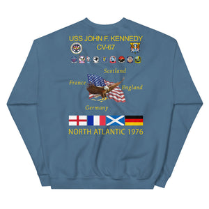 USS John F. Kennedy (CV-67) 1976 Cruise Sweatshirt