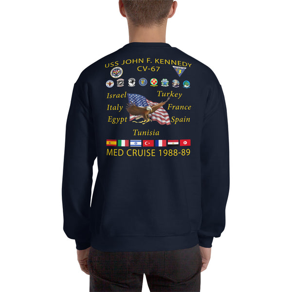 USS John F. Kennedy (CV-67) 1988-89 Cruise Sweatshirt