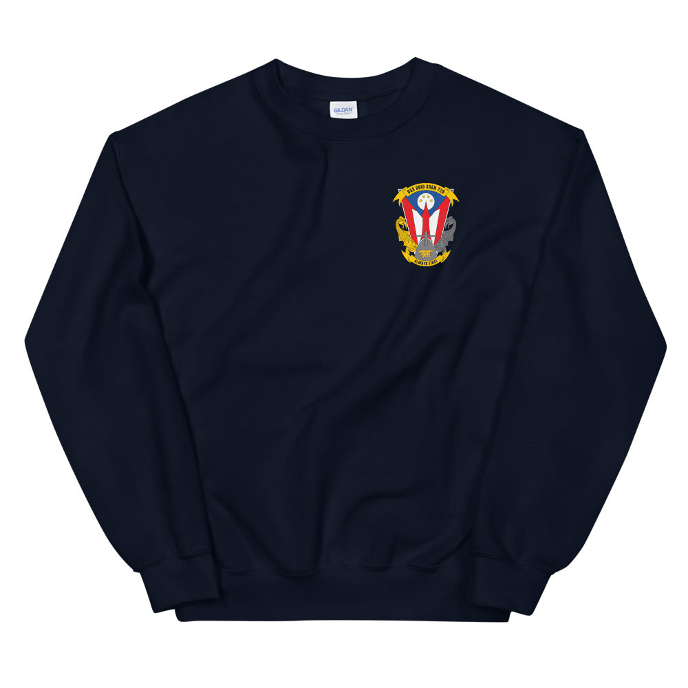 USS Ohio (SSGN-726) Full Ship's Crest Sweatshirt