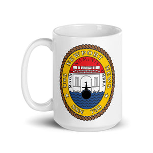 USS Newport News (SSN-750) Ship's Crest Mug