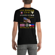 Load image into Gallery viewer, USS Ranger (CV-61) 1983-84 Cruise Shirt
