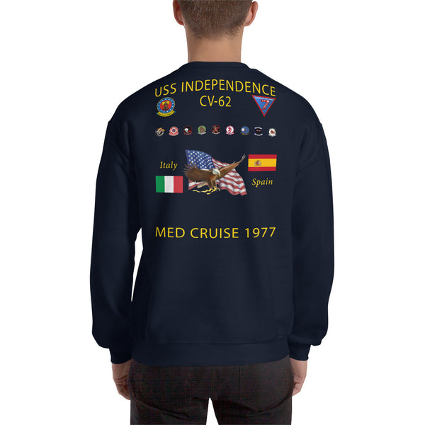 USS Independence (CV-62) 1977 Cruise Sweatshirt