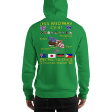Load image into Gallery viewer, USS Midway (CV-41) 1979-80 Cruise Hoodie