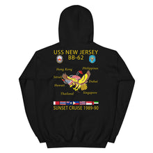 Load image into Gallery viewer, USS New Jersey (BB-62) 1989-90 Cruise Hoodie
