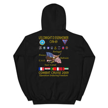 Load image into Gallery viewer, USS Dwight D. Eisenhower (CVN-69) 2009 Cruise Hoodie