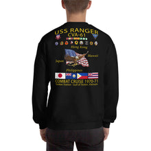 Load image into Gallery viewer, USS Ranger (CVA-61) 1970-71 Cruise Sweatshirt