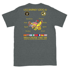 Load image into Gallery viewer, USS Barney (DDG-6) 1987-88 Cruise Shirt