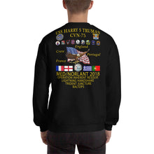 Load image into Gallery viewer, USS Harry S. Truman (CVN-75) 2018 Cruise Sweatshirt